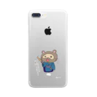 koma_mameのこまめ狸vol.1 Clear Smartphone Case