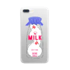 EASEのミルク文鳥 Clear Smartphone Case