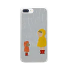 ワシキタチナツ|Illustrationの雨宿り Clear Smartphone Case