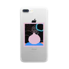 SANKAKU DESIGN STOREのいましめの手。 Clear Smartphone Case