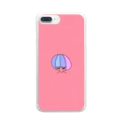 キリシロ煉炭のマッシュくん ピンクばーじょん Clear Smartphone Case