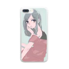 渡来人のgirl Clear Smartphone Case