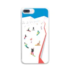 nico&ice storeのSkigelande  Clear Smartphone Case