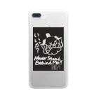 墨伯bokuhakuのオリジナルTシャツ(百戦錬磨のモノノフ) Clear Smartphone Case