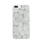 Japanese Fabric Flower coconの雪華 Clear Smartphone Case