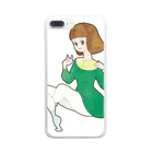 マコのgirl Clear Smartphone Case