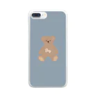 papiko くまさんのboy クマさん Clear Smartphone Case