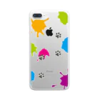 ForPawsのPawPainting Clear Smartphone Case