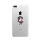 朝倉藤四郎オンラインショップのミニキャラ藤四郎くん Clear Smartphone Case