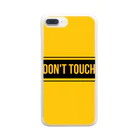 mittsunのDONT TOUCH ME Clear Smartphone Case