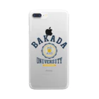 グラフィンのバカダ大学 BAKADA UNIVERSITY Clear Smartphone Case