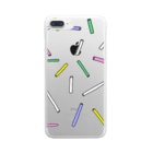 なるぱら SUZURI店のクリアチョーク Clear Smartphone Case