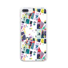 SANKAKU DESIGN STOREの秩序と無秩序のモダンアート。 light Clear Smartphone Case