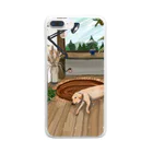 picturebooksのsleeping Clear Smartphone Case