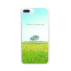 TANUKIのtomorrow is another day Clear Smartphone Case