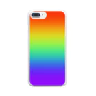 ぽぬぞぬのグラデーション　レインボー　LGBT Clear Smartphone Case