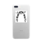 換気扇ウサギのニソクホコウ03 Clear Smartphone Case