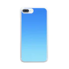 ぽぬぞぬのグラデーション Open Sky Cats Clear Smartphone Case