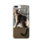 shumoreのJOJO　#猫　#ネコ　#ねこ Clear Smartphone Case