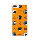 onexchanceのOrange Moco  Clear Smartphone Case