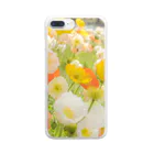 ponzuのビタミンポップ　Vitamin Popping Flowers  Clear Smartphone Case