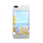 BouquetのIris 「希望」 Clear Smartphone Case