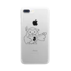 Ririka121128のアコギを持たされたフクロウくん Clear Smartphone Case