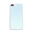 ぽぬぞぬのグラデーション Deep Sea Parfait Clear Smartphone Case