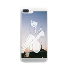 neli+の夕日少女 Clear Smartphone Case