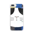 アトリエあおの猫のびっちゃん Clear Smartphone Case