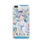 SUISOU by yurariのFlower スマホケース Clear Smartphone Case