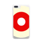 CORONET70のサークルa・クリーム・赤・白 Clear Smartphone Case