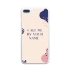 GratitudeのCall me by your name  Clear Smartphone Case