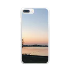 Aloha Blue Skyのevening Clear Smartphone Case