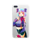 なまこの酢漬けアイテムのつの子ちゃん Clear Smartphone Case