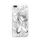 眼帯女子部のレース眼帯女子 Clear Smartphone Case