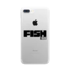 おもしろいTシャツ屋さんのFISHING　釣り　FISH　 Clear Smartphone Case