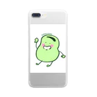 🌱🥜そらまめのそらまめグッズ Clear Smartphone Case