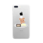 ほぼ動物園のクッキーとクマさん Clear Smartphone Case