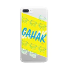 Design 784のGAHAK（画伯） SERIES - FOX Clear Smartphone Case