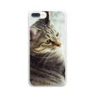 ぐうたら党SHOPのうちの猫ちゃん Clear Smartphone Case