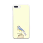 Flamboyantの幸せの青い鳥 Clear Smartphone Case