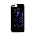dol’s office のShooting Moon Fantasy Black ver  Clear Smartphone Case