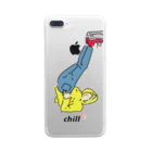 uhei art works.のchill チル Clear Smartphone Case