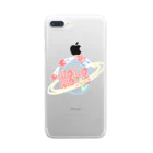 holoholoのhawaiian planet Clear Smartphone Case