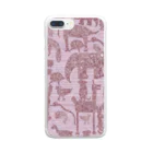 がうでぃ。のRED animals Clear Smartphone Case