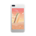 ほそぼそタイムスの旅人たち Clear Smartphone Case