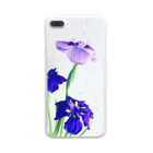 sakura f studioの花菖蒲 Clear Smartphone Case