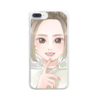 もかふしぎ🐰のナチュラルメイク Clear Smartphone Case