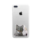 CatClubCherishのバンブー Clear Smartphone Case